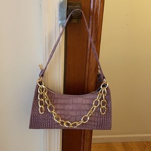 ‼️FLASH SALE‼️ BNWT purple leather handbag
